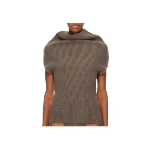 RICK OWENS Earthy Gray Женские кашемировые свитеры