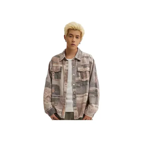 GEOGRE ALEX Изображение Цвет Мужская Джинсовая Куртка