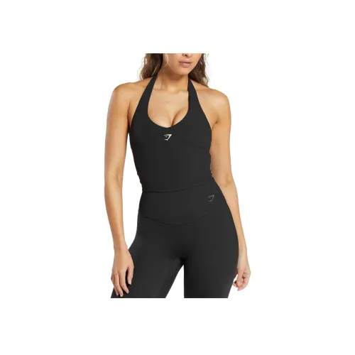 GYMSHARK Черные Женские Майки