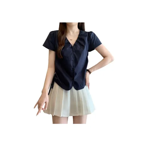 GOSO Темно-синий Женские Рубашки