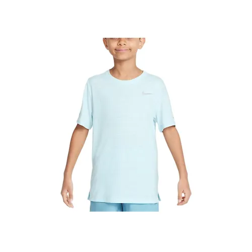 Nike Dri Fit MILER T Shirt Glacier Blue