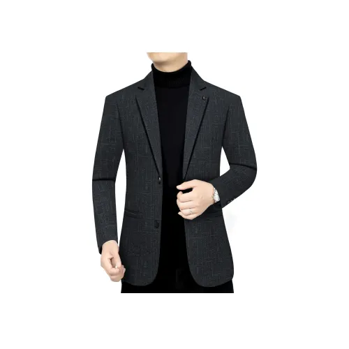 FIRS Бизнес-костюм мужской черный серый