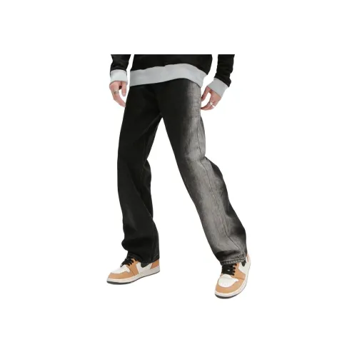 HIPHOPPUNKS Мужские черные джинсы