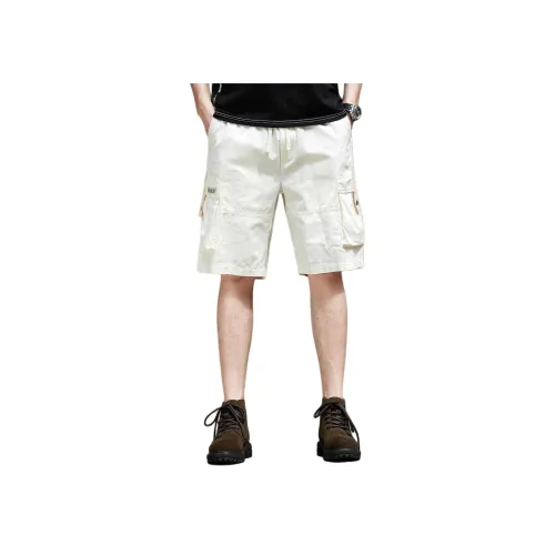 GELANLU Карго шорты мужские белые