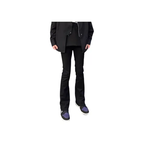 PISYPOX Черные Унисекс Джинсы