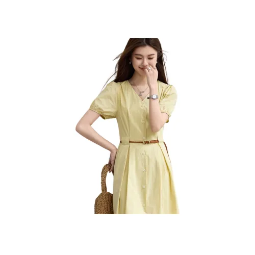 VICTORIA&VERA Женские Платья с Короткими Рукавами