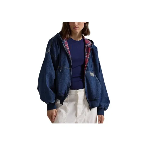 Polo Ralph Lauren Куртки и Пальто Женские Джинсовый Синий