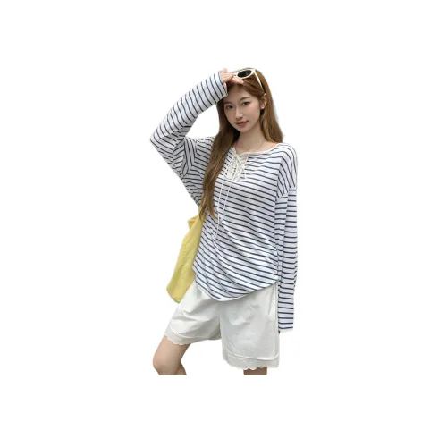 GORGEOUSIDEA Полосатая футболка, женские футболки