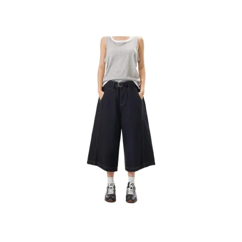 MORii Черные Унисекс Джинсовые Шорты