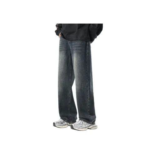 Tonlion Винтажные синие мужские джинсы