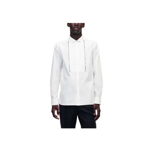 Karl Lagerfeld Рубашка Мужская Белая