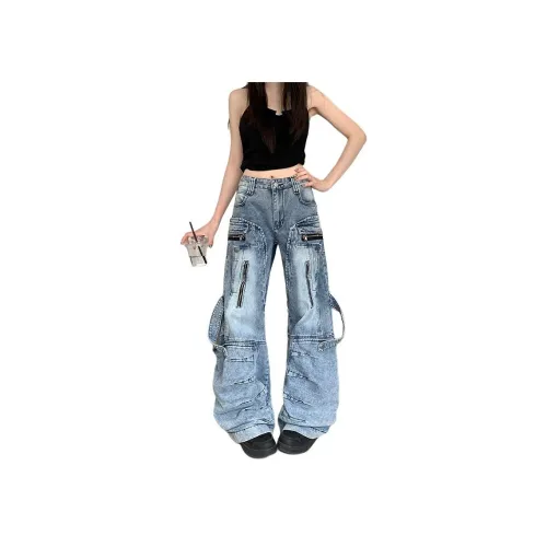 ZCDECO Blue Women's Jeans ZCDECO Синий Женские Джинсы