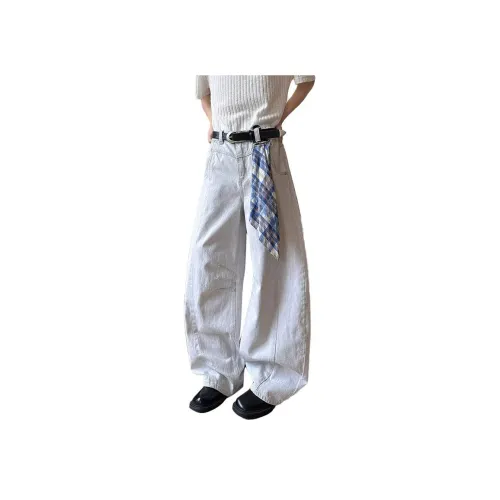 M17 STUDIO Белый Унисекс Джинсы