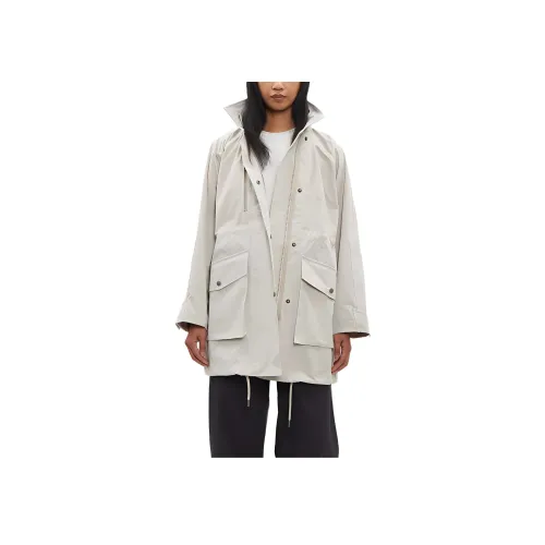 LA GARCONNE SS24 PARKA Пальто Женское Белое Серое