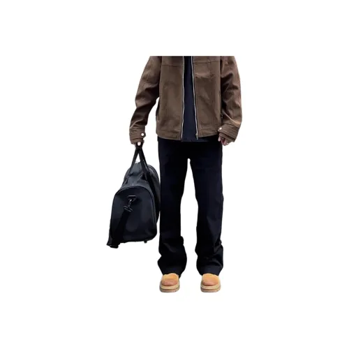 XUBAIHUO Черные Унисекс Джинсы