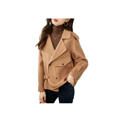 XWI Чайный коричневый Женское пальто