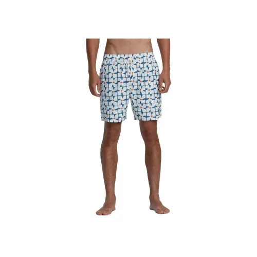 RVCA Пляжные шорты Мужские Холодный Синий