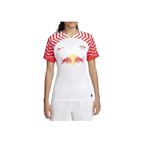 nike Женская Dri Fit Football Рубашка Футбол Джерси Женская Красный Белый