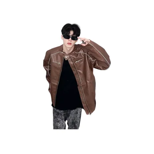 SOCKKEY Кожа Куртка Куртка Унисекс