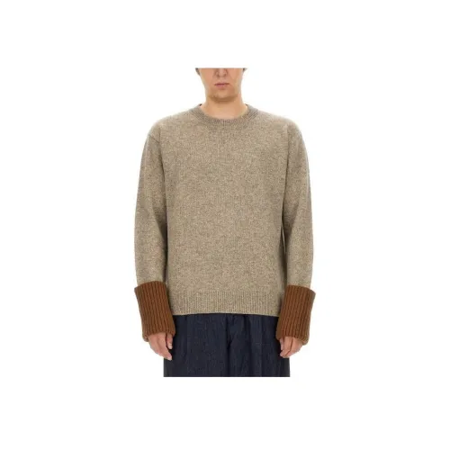 DRIES VAN NOTEN Серый Мужской Свитера