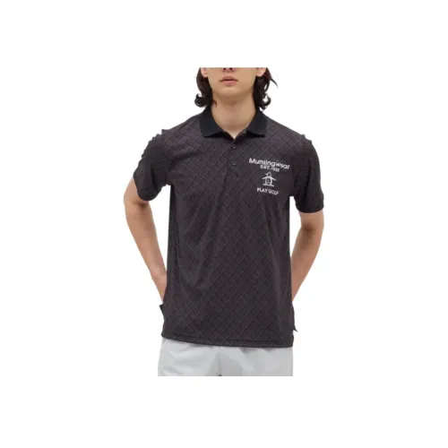 Munsingwear Мужская черная поло