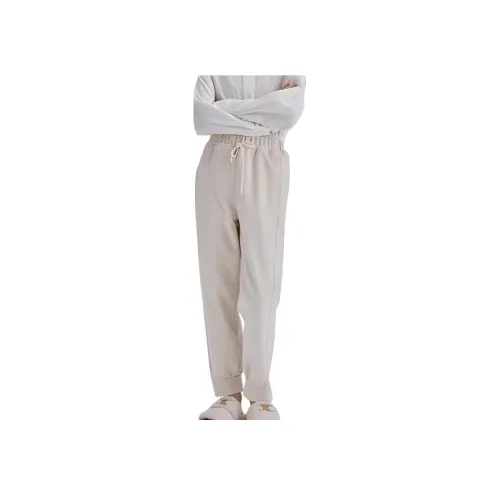 DEAR DEER PUFF Повседневные брюки Женские Экрю