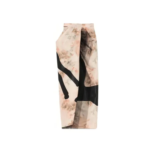 Vivienne Westwood Бежевые Женские Повседневные Длинные Юбки