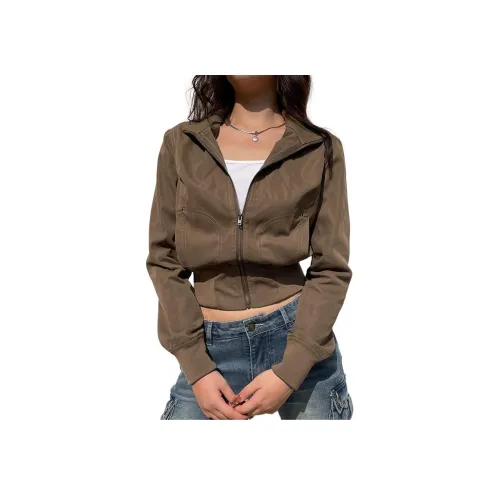 PLUSONEONE+ Куртка Женская Коричневая