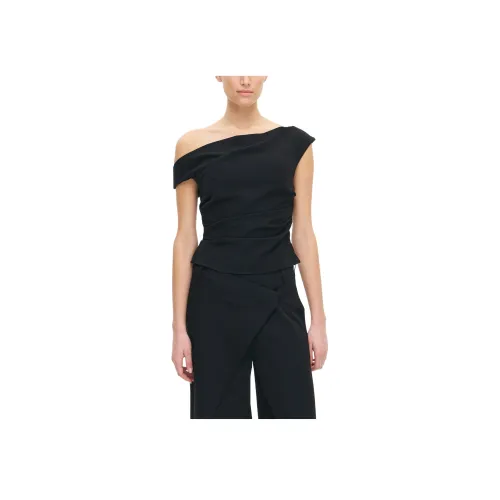 GLASSONS Off Плечо Укороченная Рубашка Женская