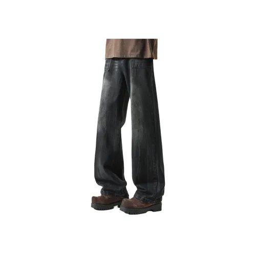 REXSHION Черные Унисекс Джинсы