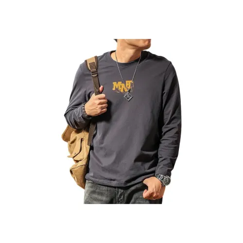 JIYAN Серый Мужская T-Рубашка