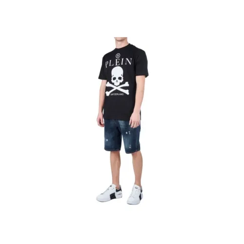 PHILIPP PLEIN Мужские черные рубашки T