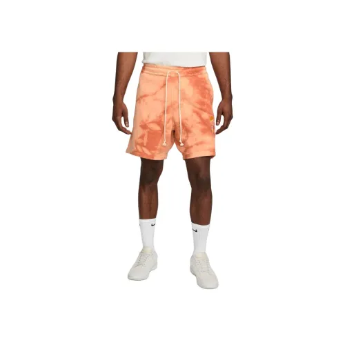 nike Повседневные шорты Мужские Красный Апельсин
