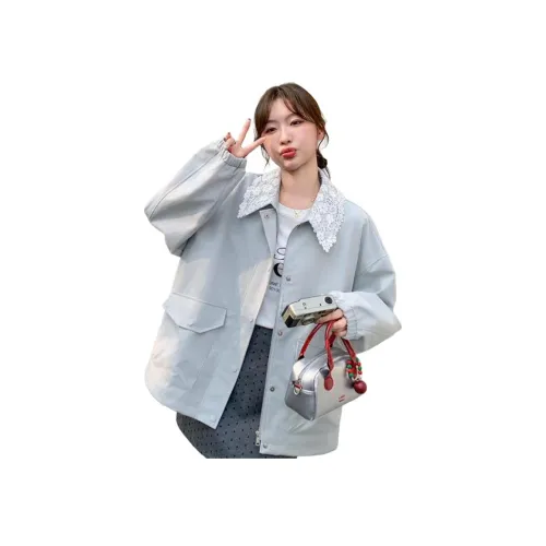 QIAOMONVHAI Тренчкот Женские