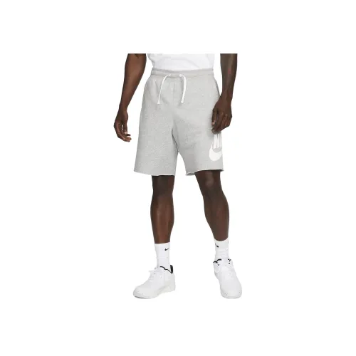 Nike Light Gray Men's Casual Shorts Nike Светло-серые Мужские Повседневные Шорты