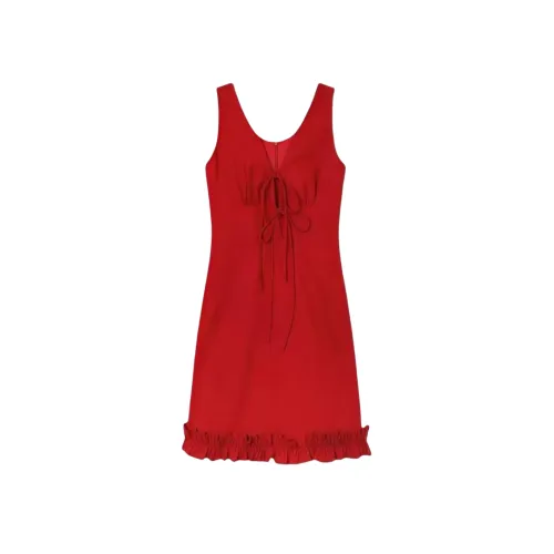 AFGGD Red Женские Платья без рукавов