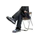 Черный (с флисовой подкладкой и утепленный)