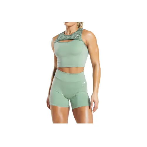 GYMSHARK Спортивные жилеты Женские Ивовый зеленый