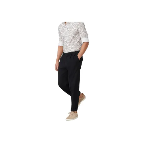 BRUNELLO CUCINELLI Черные Мужские Повседневные Штаны