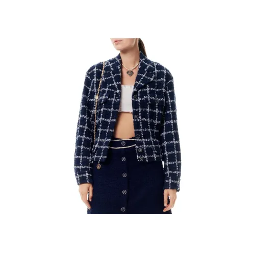 CHANEL Морской синий Женские Куртки
