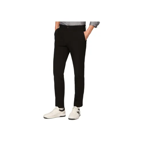 HAZZYS 2024 Повседневные брюки Осенние и Зимние Мужские Черные