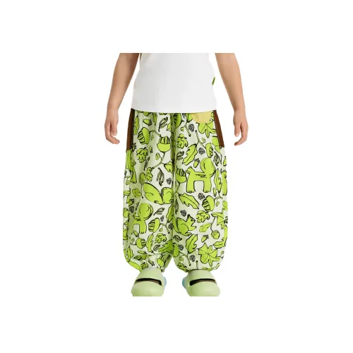 Woobaby Брюки SS25 Сосновая шишка Приключение Зеленый Children Возраст 3-7 лет