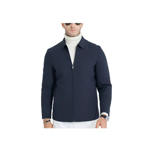 Raidy Boer Пуховик Мужской Темно-синий