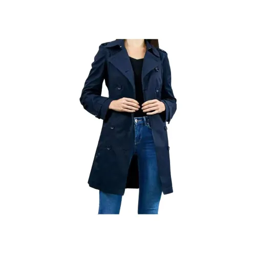 EMPORIO ARMANI SS23 Тренчкот Женский Синий