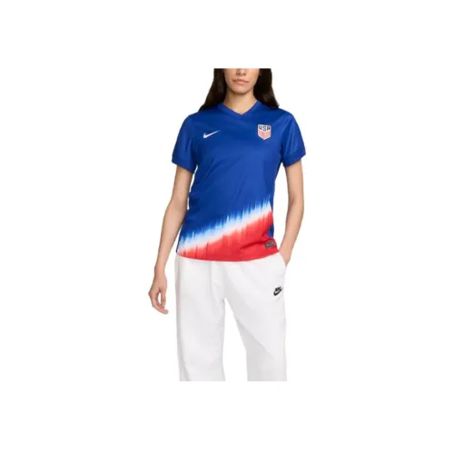 Nike USA Soccer Team Olympic Series Футбол Джерси Женские Old Королевский