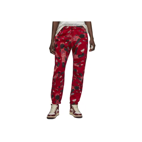 JORDAN Red Women's Casual Pants Джордан Красный Женские Повседневные Брюки