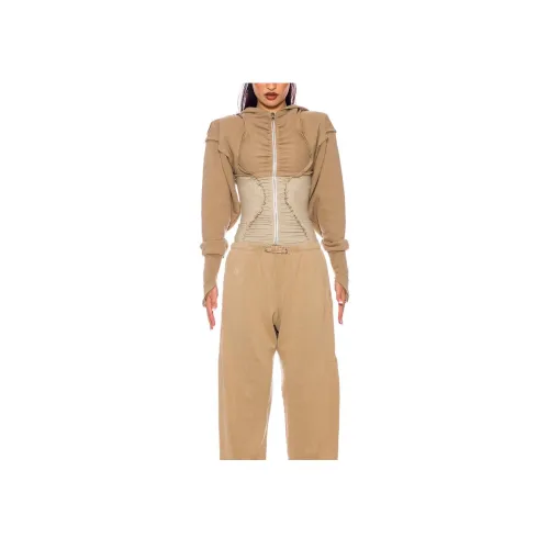 SAMI MIRO VINTAGE Тауповый/Тауповый Женские Свитшоты
