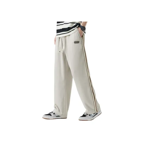 Tonlion Светлый хаки Мужские Повседневные Штаны