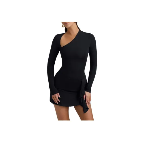 OH POLLY DONA Длинное платье с длинными рукавами женское