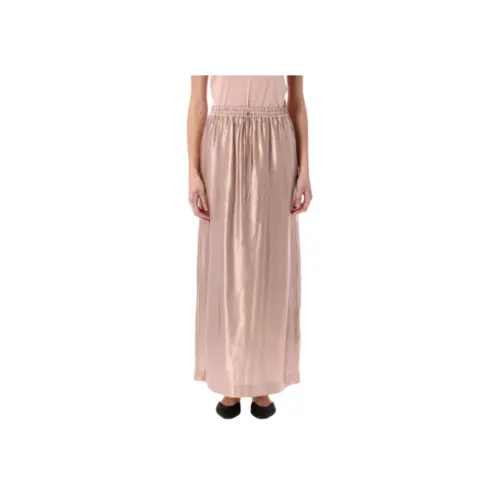 Loulou De Saison Розовые Женские Повседневные Длинные Юбки